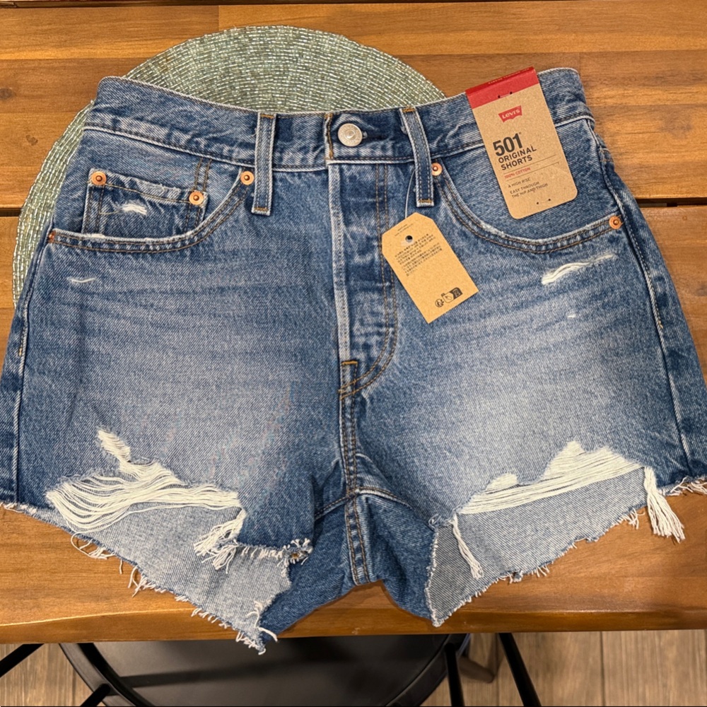 Levi's Women's Classic Blue Jean Shorts